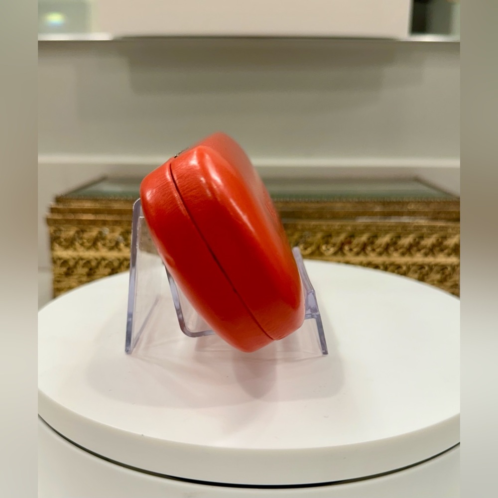 Valentino - Red Leather-Covered Hinged Eyeglass/Sunglass/Eyewear Hard-Case VGUC - Picture 3 of 15